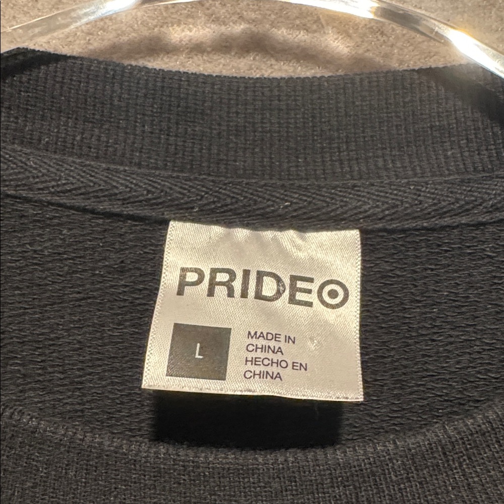 Target Pride Black Crewneck Sweatshirt - Picture 2 of 3